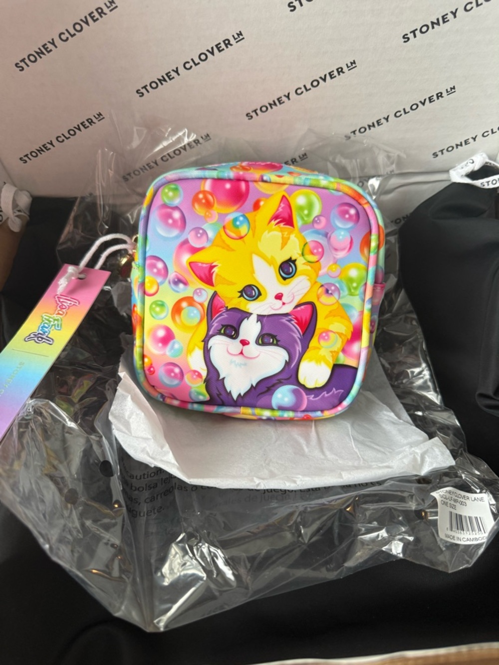 BNWT Stoney Clover Lane x Lisa Frank Mini Pouch